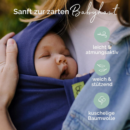 Boba Bliss 2-ühes beebikandekott, mereväesinine, vastsündinust kuni 16 kg