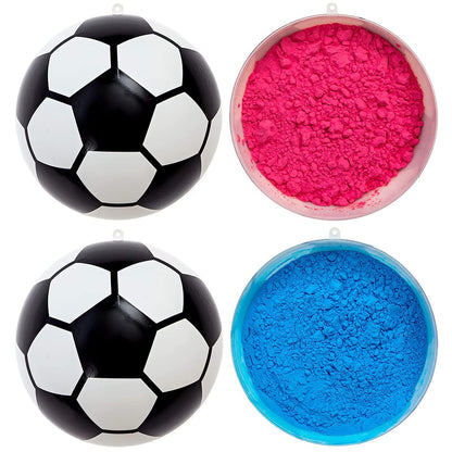 Sunshine Smile -jalkapallo sukupuolen paljastukseen, väripulverilla