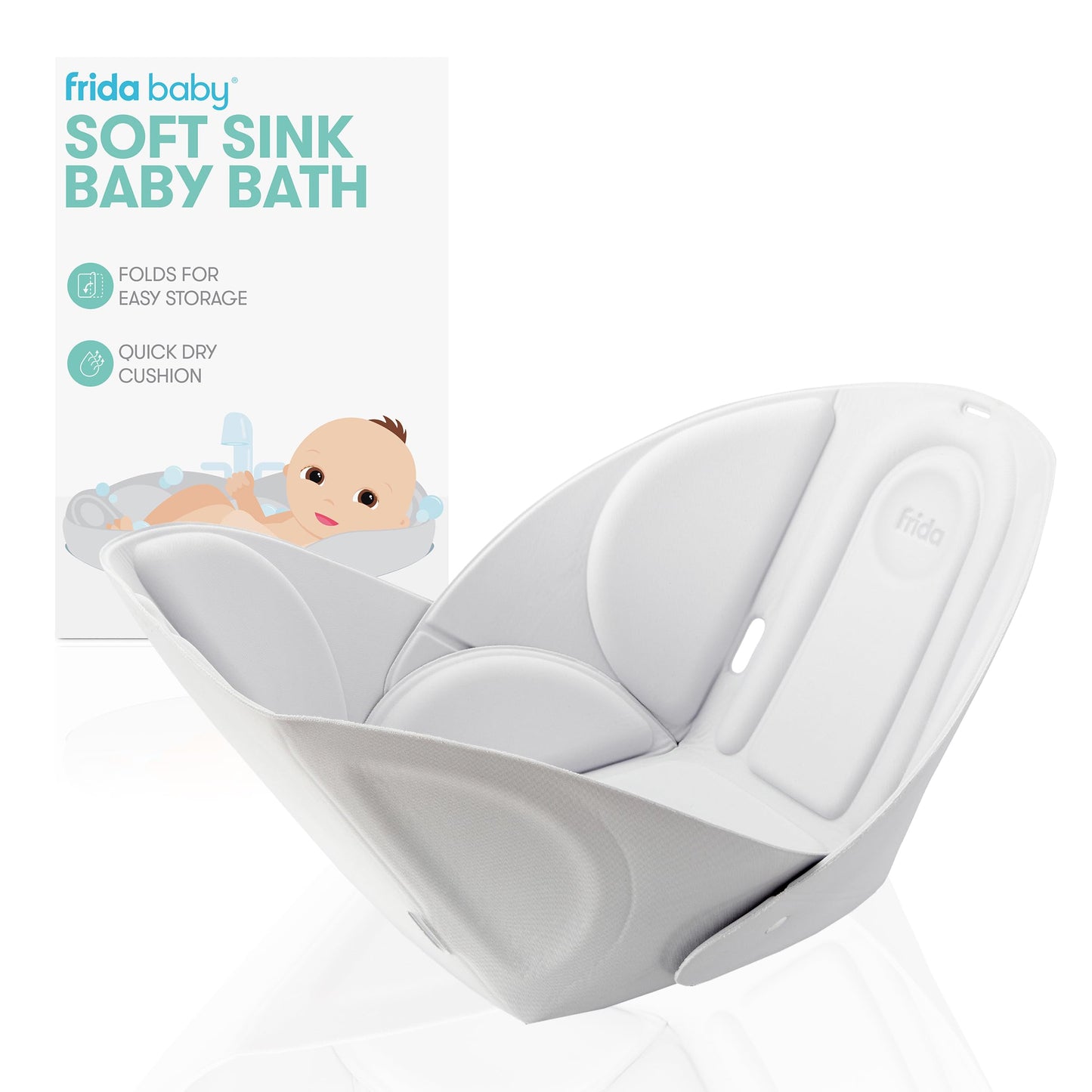 Frida Baby Soft Sink beebivann valamus kasutamiseks, hall