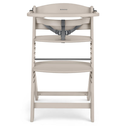 KikkaBoo Nordy 2-ühes puidust söögitool, hallikas-beež