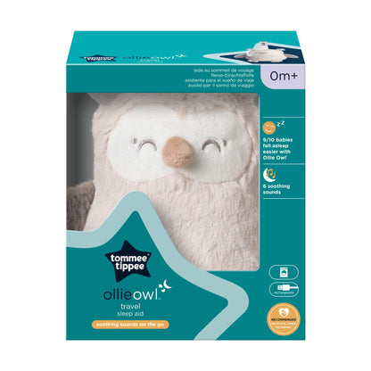 Tommee Tippee Mini Ollie Owl reisi-unerahustaja, CrySensor, USB-laetav