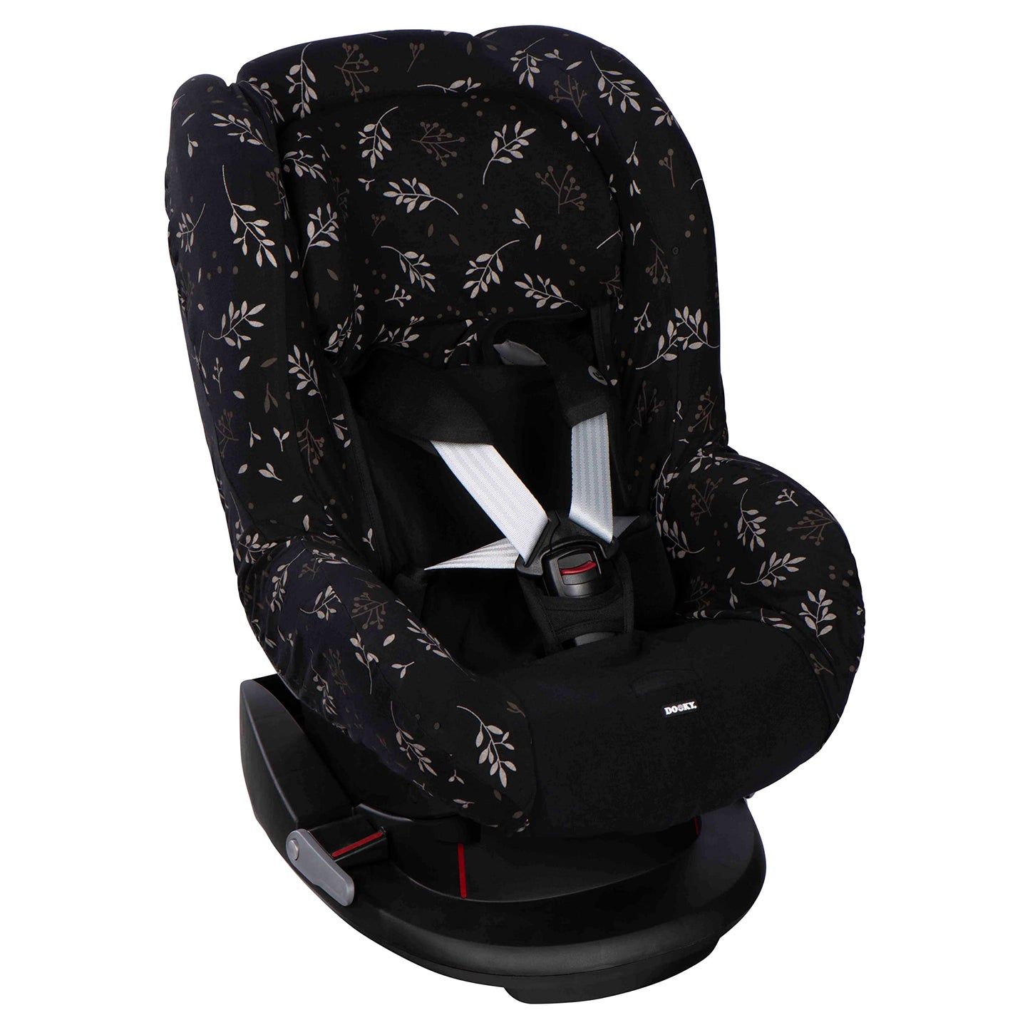 Dooky universaalne turvatooli kate Romantic Leaves Black, grupp 1