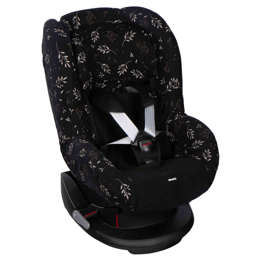Dooky universaalne turvatooli kate Romantic Leaves Black, grupp 1