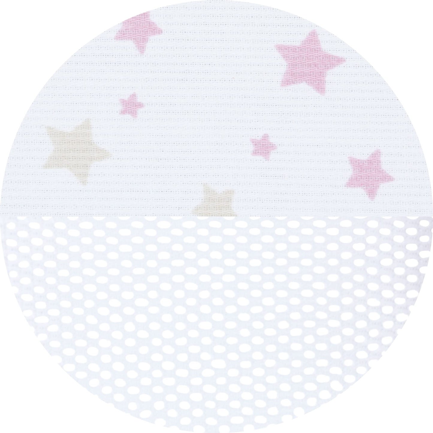babybay voodipehmendus mudelitele Maxi, Boxspring, Comfort ja Comfort Plus, valge Sand/Berry