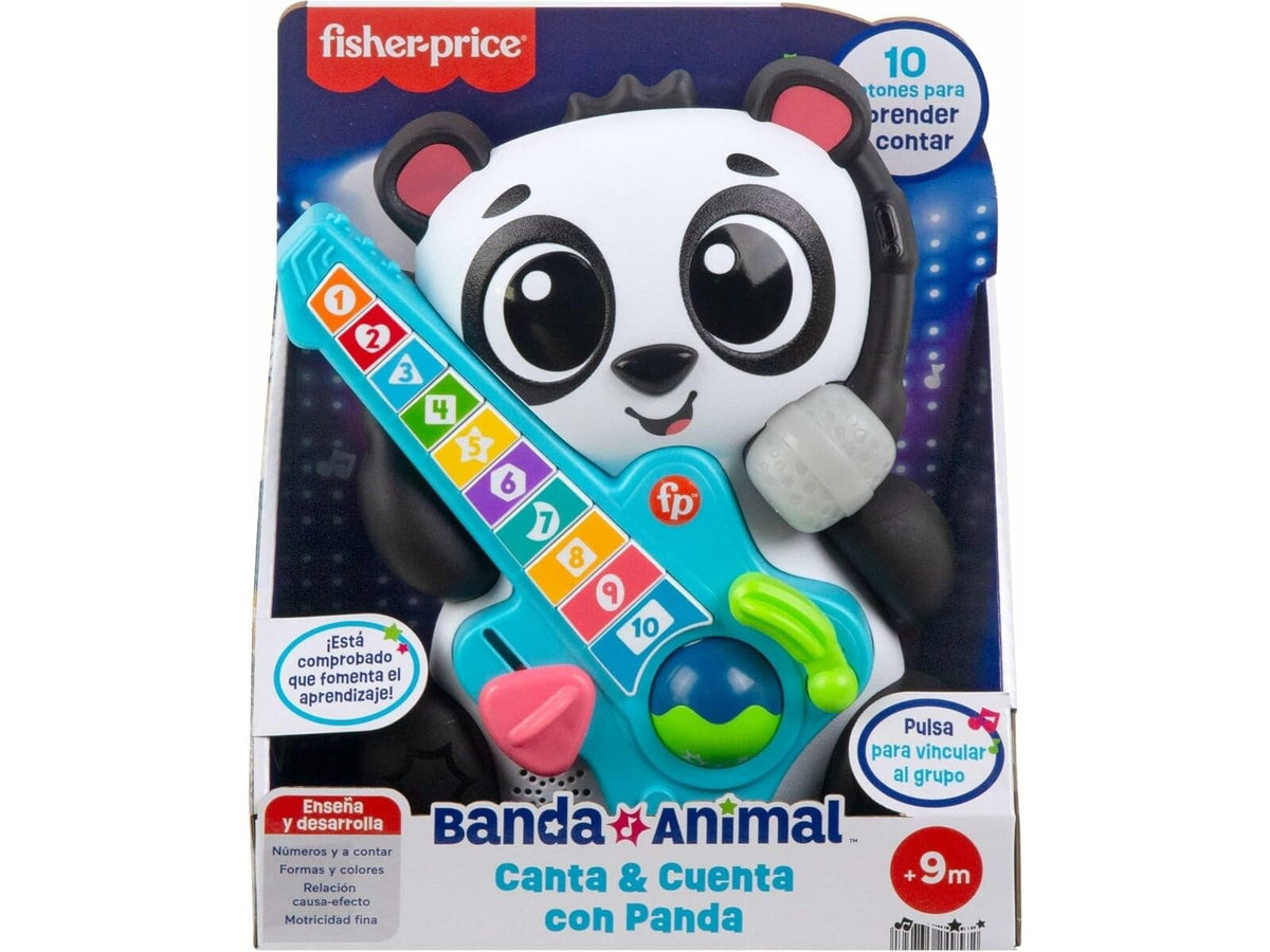 Fisher-Price Link Squad Jam & Count Panda muusikaline õppemänguasi HYK93, alates 9 kuust