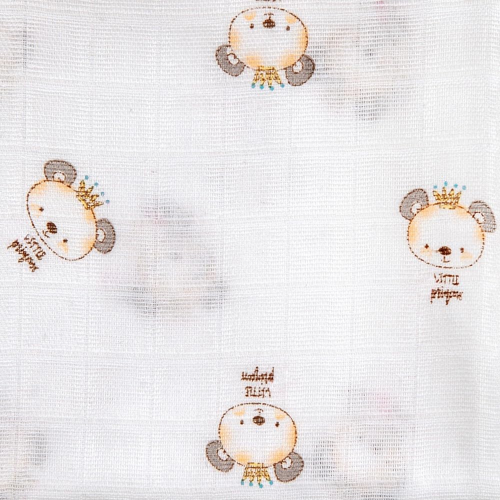 Interbaby 3-osaline marlite komplekt, 80 × 80 cm, siniste mustritega