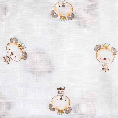 Interbaby 3-osaline marlite komplekt, 80 × 80 cm, siniste mustritega