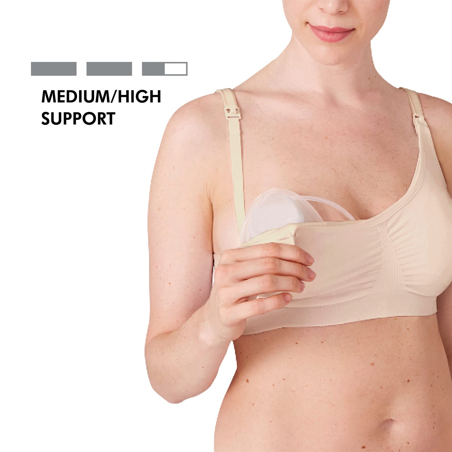 Medela 3-in-1 hands-free rasedus- ja imetamisrinnahoidja, Chai, XXL
