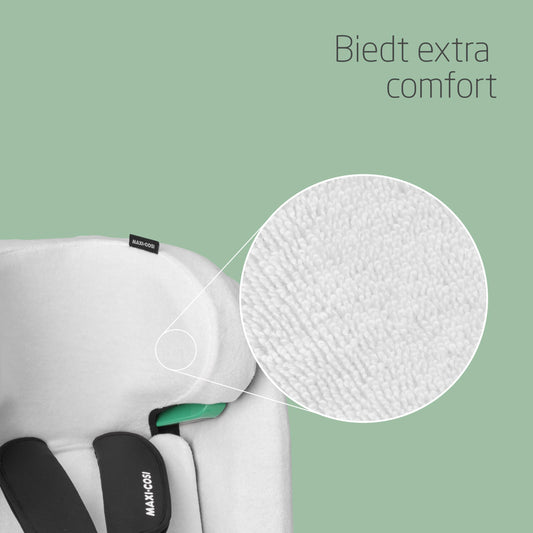 Maxi-Cosi Emerald 360 S orgaaninen puuvillainen istuinpäällinen, Natural White