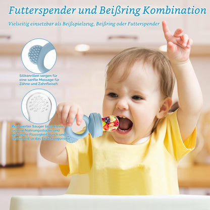 JoyPlus hedelmätutti BFS-Nipple, 3+ kk, pölynsininen (Staubblau)