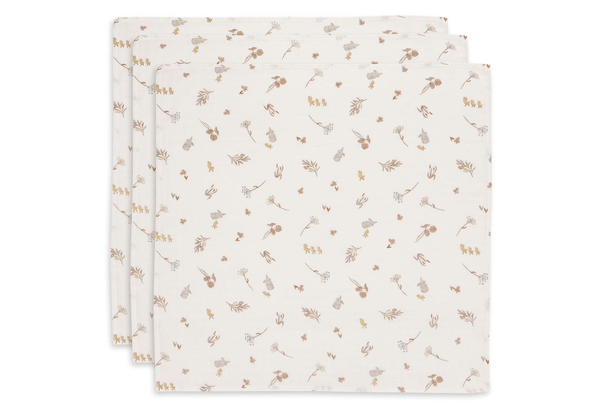 Jollein musliiniliinat Riverside 3 kpl, 70 x 70 cm