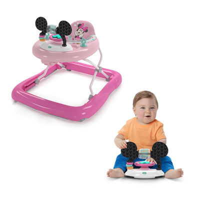 Bright Starts Disney Baby Minnie Mouse 2-in-1 käimistool mängukeskusega