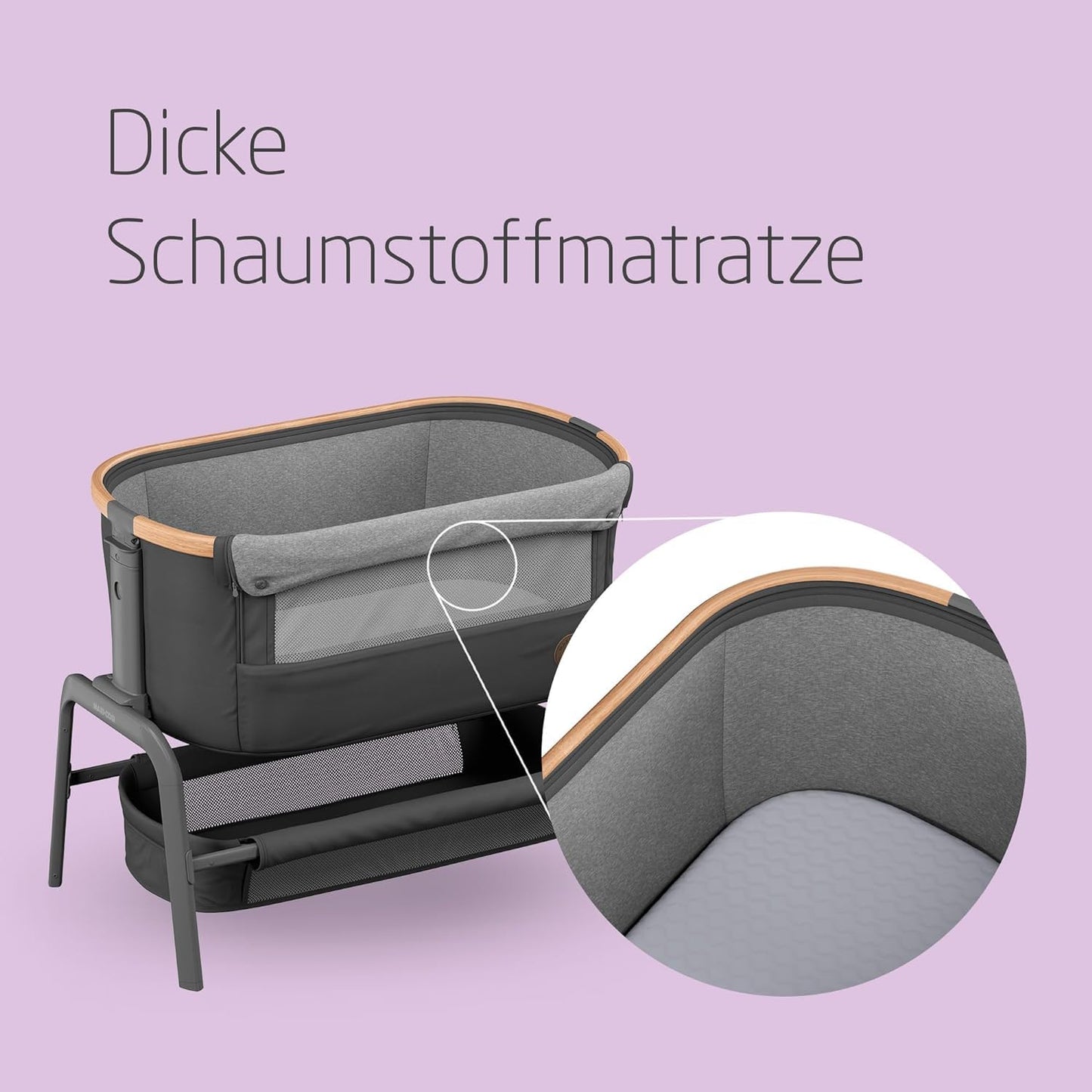 Maxi-Cosi Iora vooditasku, Essential Graphite, 0–6 kuud, kuni 9 kg