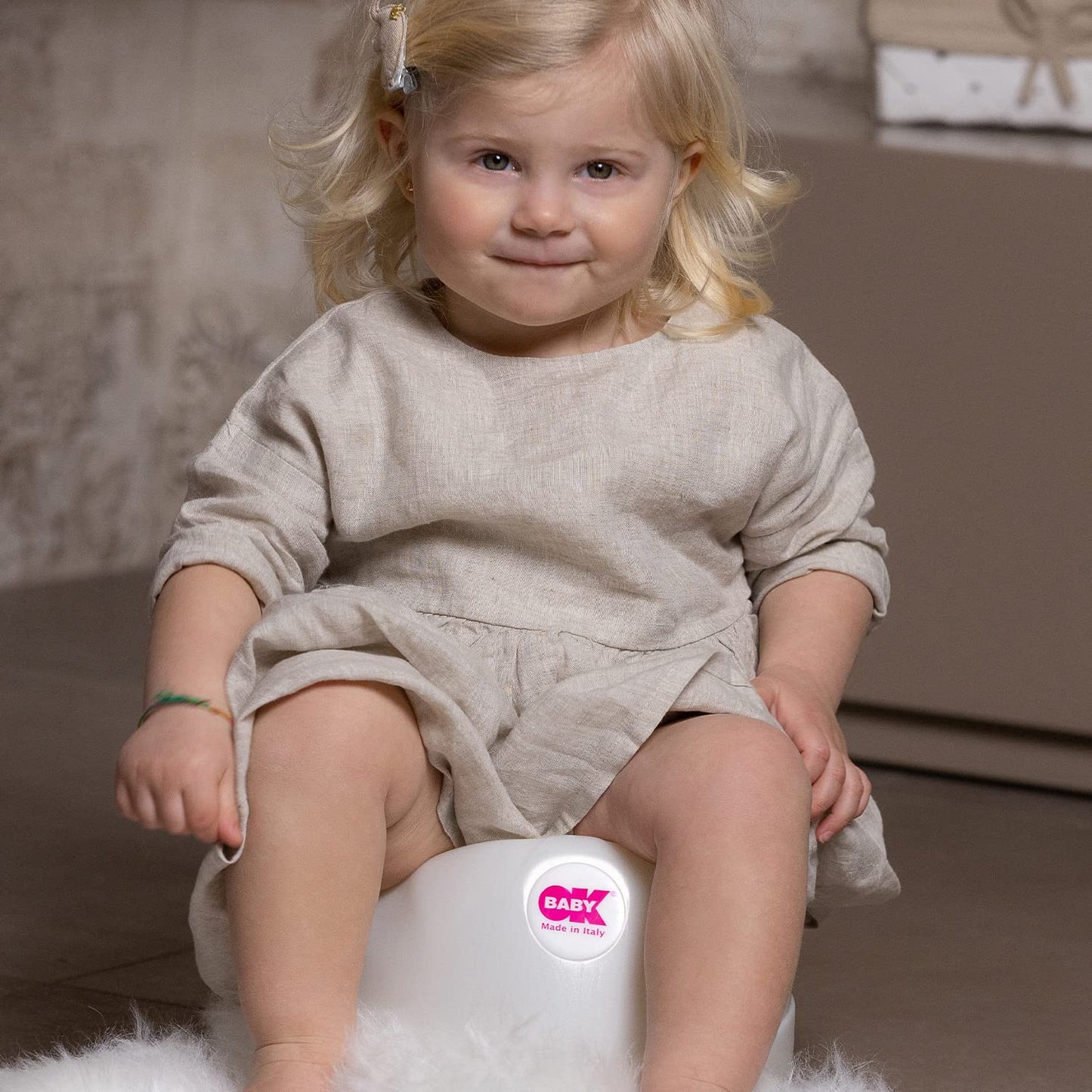 OKBABY Relax pott, roosa