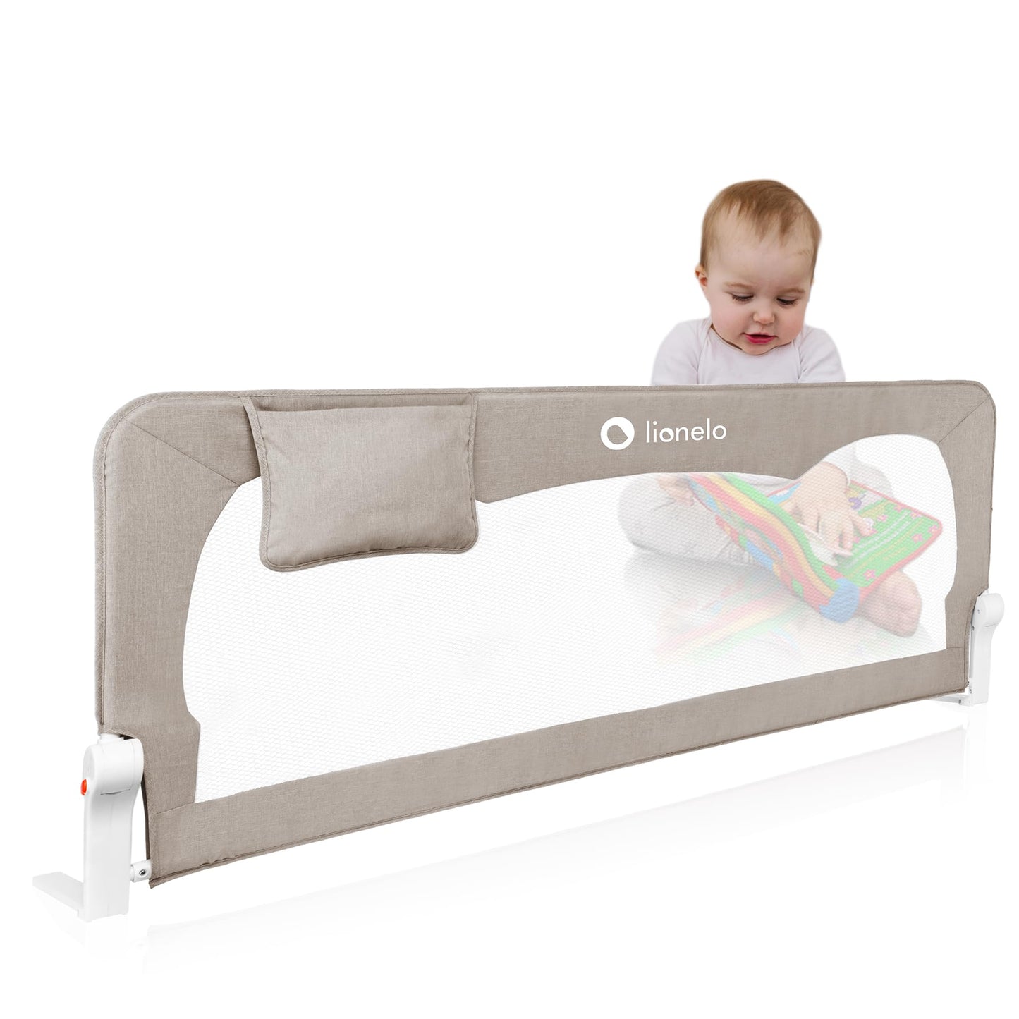 Lionelo Hanna voodipiire 150 × 66 cm, beež