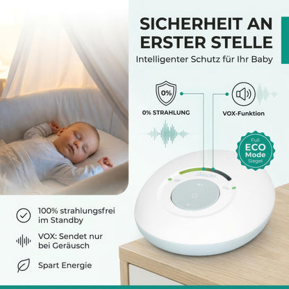 Alecto DBX110 DECT -itkuhälytin, valkoinen