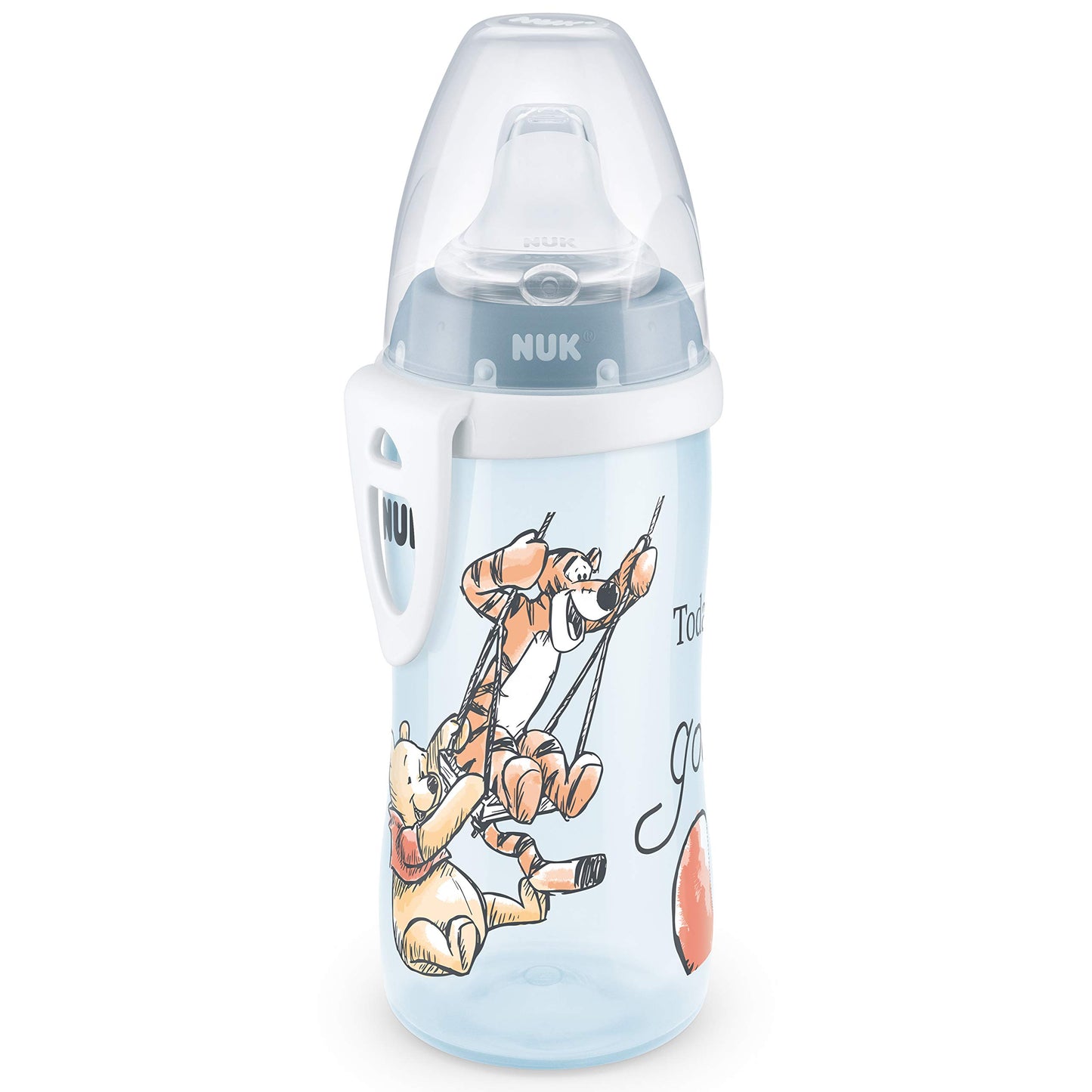 NUK Active Cup joogipudel pehme jooginokaga, 300 ml, 12+ kuud, Karupoeg Puhh