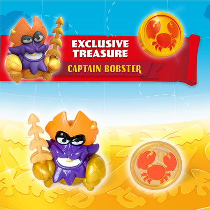 Piratix Adventure World „Sea Crusher“ krabi-kujuline piraadilaev, kapten Lobster ja aardejõuga (PPXSP114IN20)