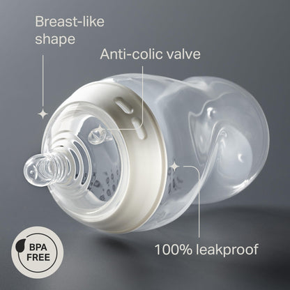Tommee Tippee Natural Start lutipudelid Fiesta 0m+ 6 tk 260 ml, aeglase vooluga