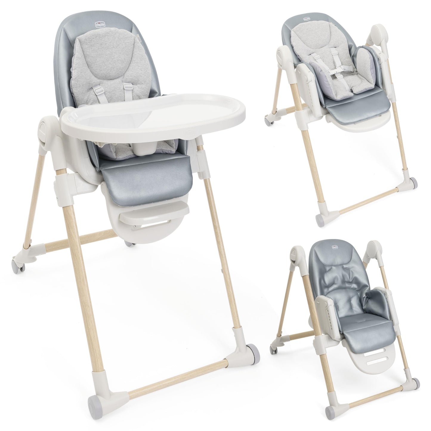Chicco Polly Armonia multifunktsionaalne söögitool ja lamamistool 0–40 kg, reguleeritav, roheline