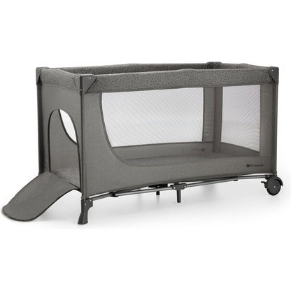 Kinderkraft JOY 2 reisivoodi 2-ühes, hall, kuni 25 kg, 120 x 60 cm