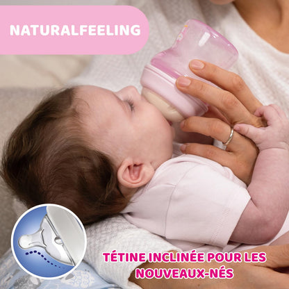 Chicco Natural Feeling koolikutevastane lutipudel, 150 ml, 0+ kuud