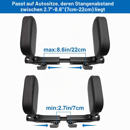 Spurtar säädettävä auton niskatuen kiinnike lapsille, U-mallinen, 7–22 cm