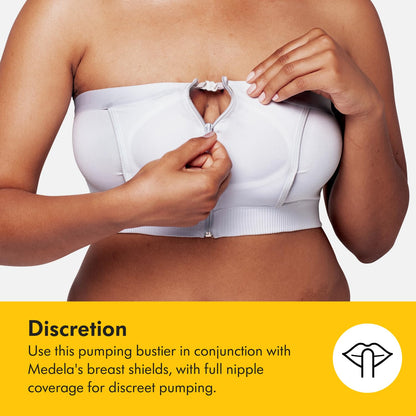 Medela Hands Free Pumping Bustier käed-vabad rinnapumba rinnahoidja, must