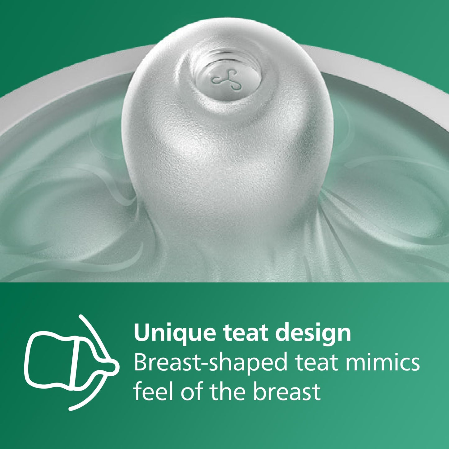 Philips Avent Natural Response klaasist lutipudel 240 ml, 3+ kuud