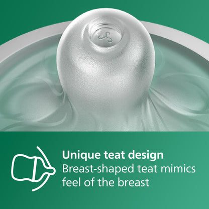 Philips Avent Natural Response klaasist lutipudel 240 ml, 3+ kuud