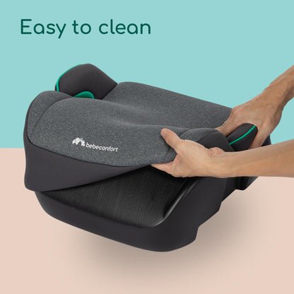 Bebeconfort Manga i-Safe i-Size istmekõrgendus 125–150 cm (22–36 kg), Tinted Graphite