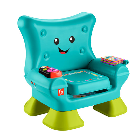 Fisher-Price Laugh & Learn Smart Stages õppetool (EN/DE/FR), 6–36 k, roheline