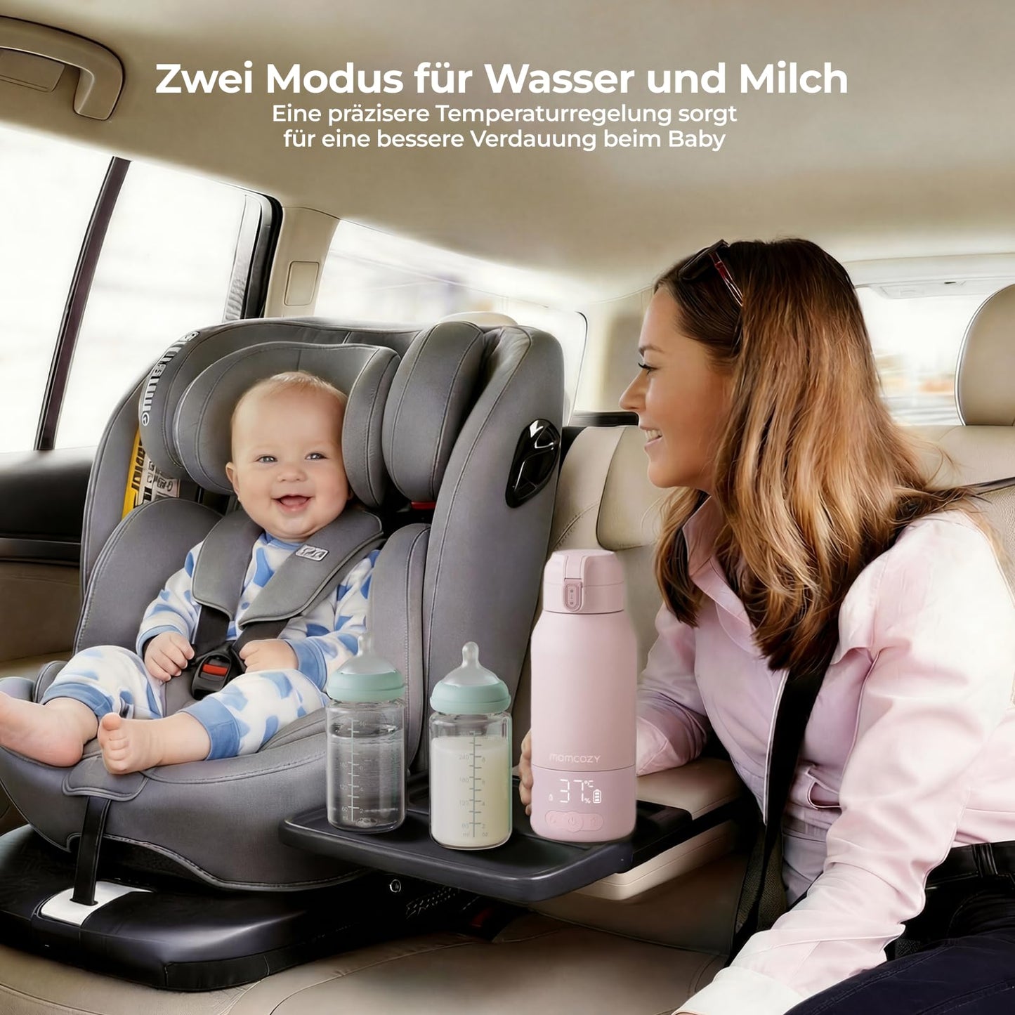 Momcozy MW05 kaasaskantav pudelisoojendaja, 500 ml