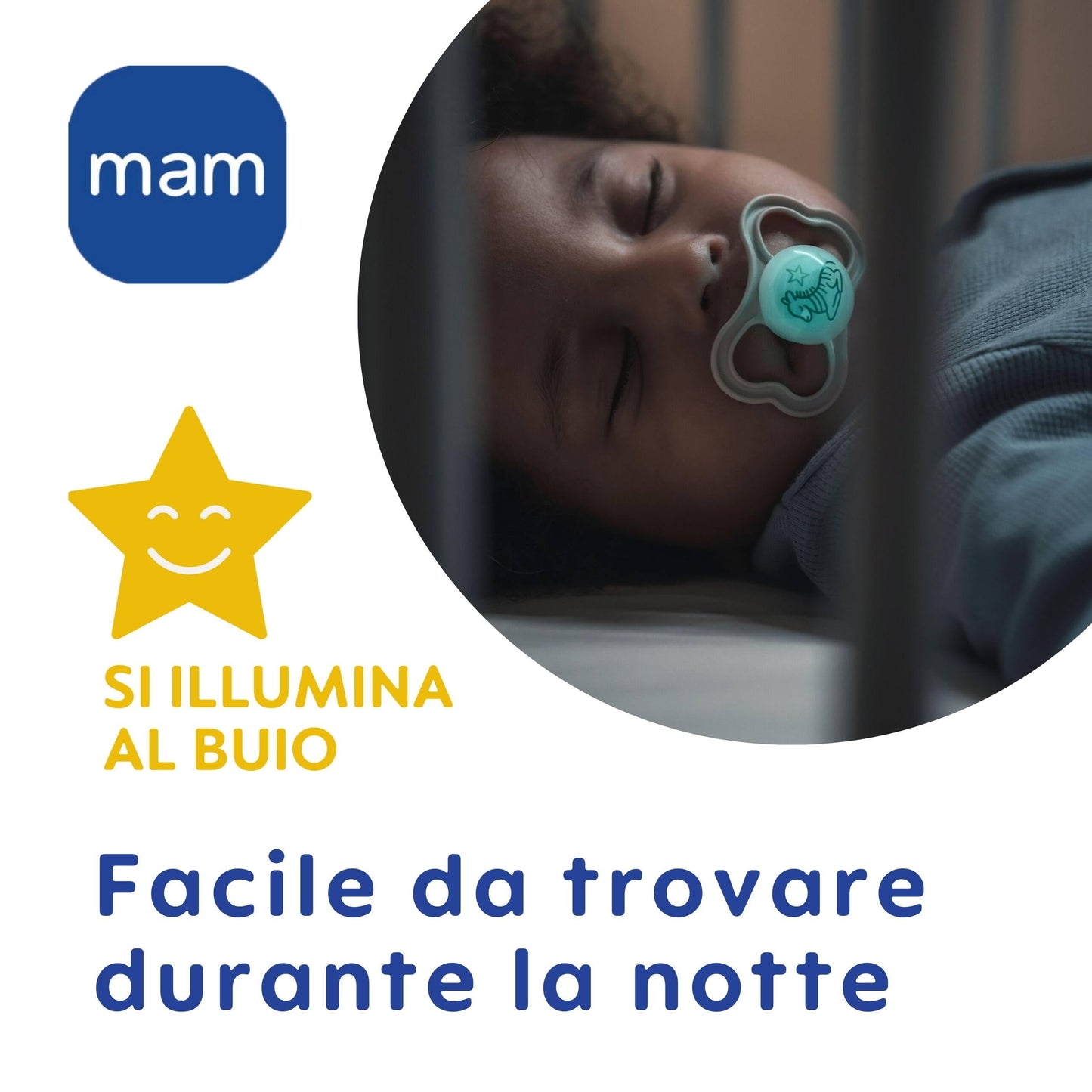MAM Air Night silikoonlutt 16–36 kuud, helendav, roosa/lilla, 2 tk