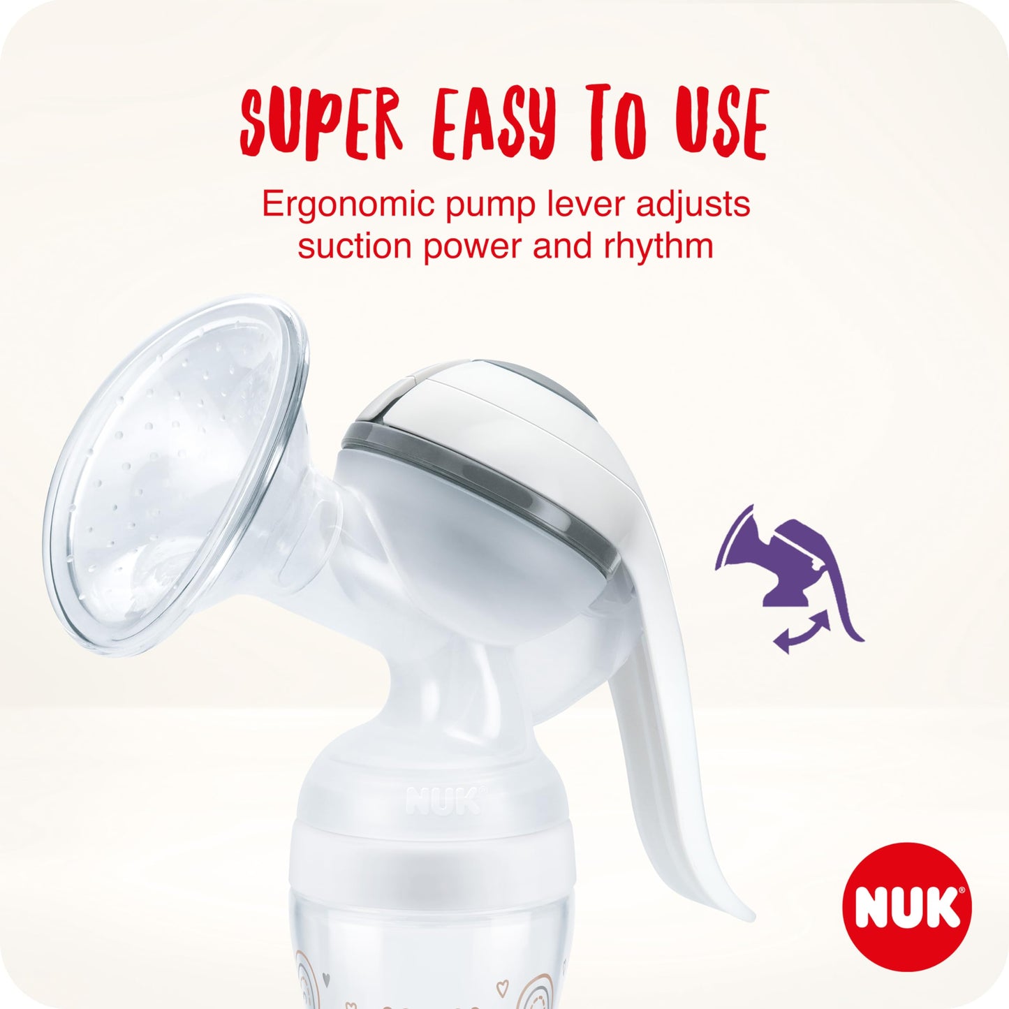 NUK manuaalne rinnapump silikoonpadjaga + Perfect Match lutipudel 150 ml