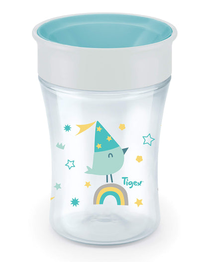 Tigex Smart’360 lekkekindel õppetass, 250 ml, sinine