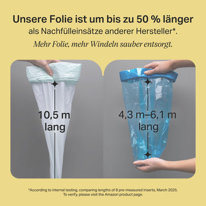 Tommee Tippee Twist & Click täitekile 6 tk, 10,5 m, kassettidele