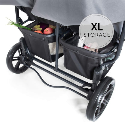 Hauck Roadster Duo SLX kahelapsekäru, hall