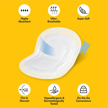Medela Ultra-breathable rinnapadjad, 10/30/60/120