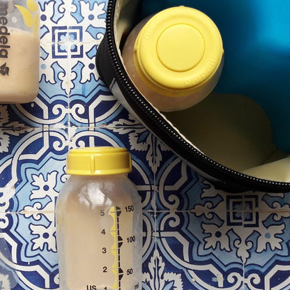 Medela jahutuskott 4 × 150 ml piimahoidmis pudeliga ja külmaelemendiga
