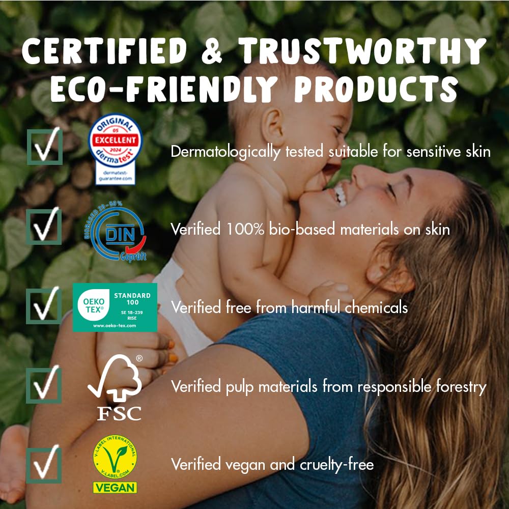 Eco by Naty ökoloogilised mähkmed, suurus 4 (7–18 kg), 88 tk