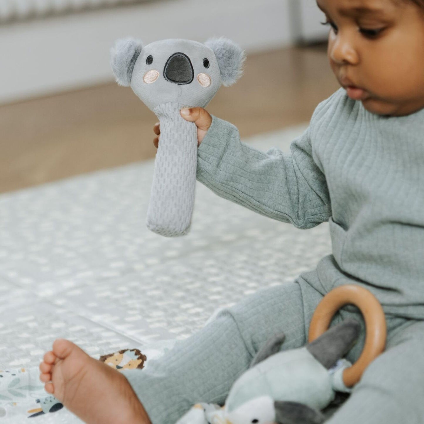 Nuby Animal Adventures beebikingituskomplekt, 3-osaline, alates sünnist