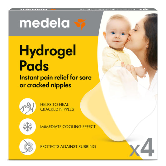 Medela hüdrogeelpadjad rinnanibudele, kohene leevendus, 4 tk