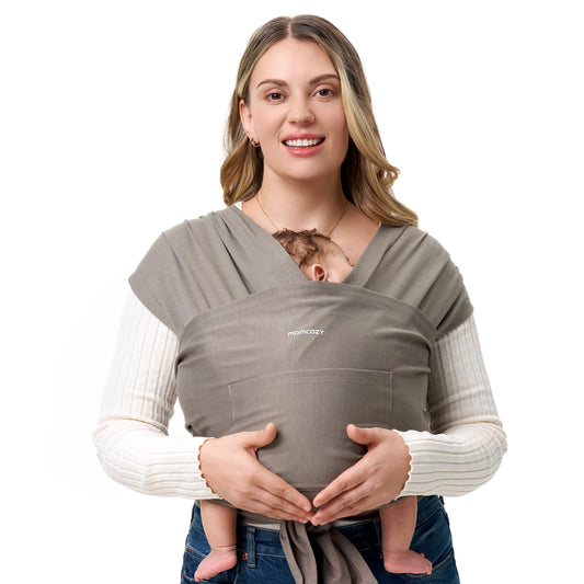 Momcozy rengasliina vastasyntyneille, tumma kahvinruskea, 3,6-15 kg