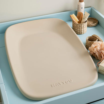 Nattou Premium Soft vahust mähkimisalus 50 × 70 cm, veekindel ja ergonoomiline, beež