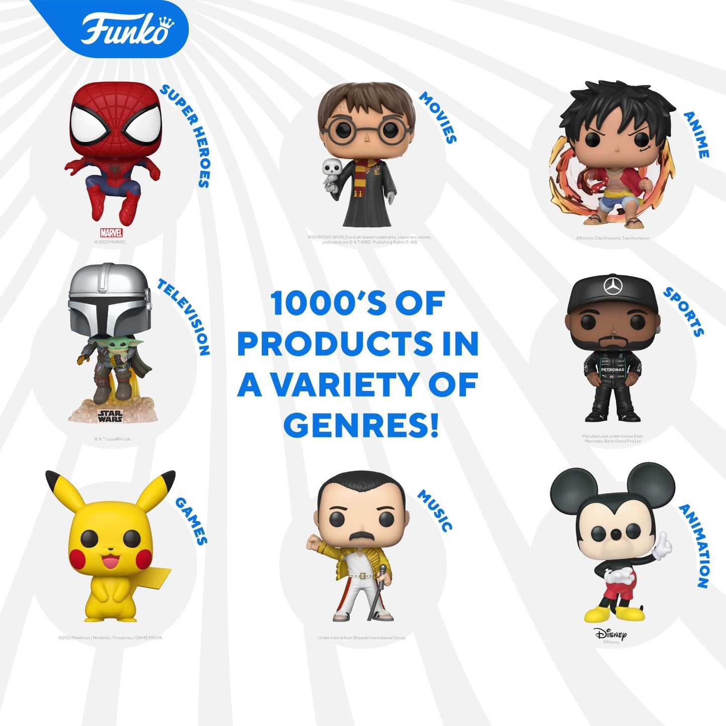 Funko Pop Mystery Minis Disney Ultimate Princess – üllatusvinüülnukk (1 juhuslik tegelane)