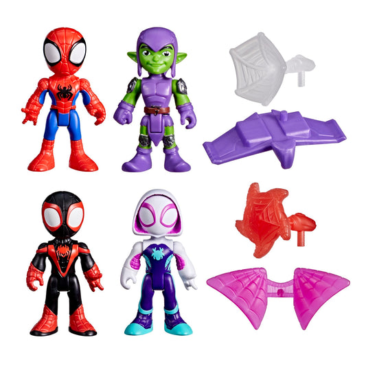 Marvel Spidey ja tema imelised sõbrad tegelaskujude komplekt, 4 figuuri
