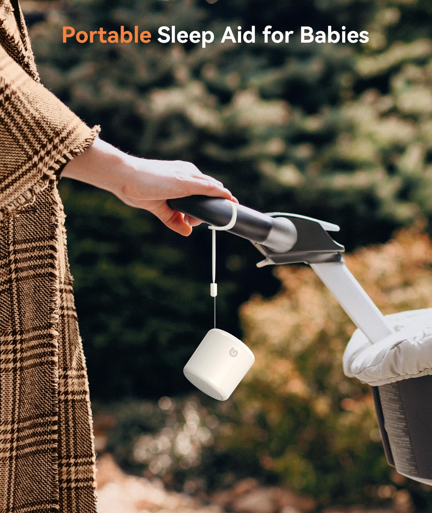 Dreamegg Pocket Sleep 1 valge müra masin beebidele, USB-C, 16 heli
