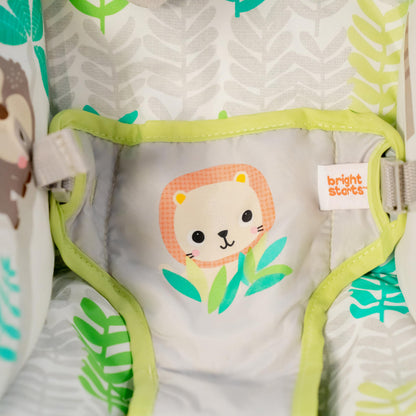 Bright Starts Comfy Baby Bouncer lamamistool vibratsiooni ja muusikaga, Jungle Vines