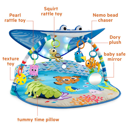 Bright Starts Disney Baby Finding Nemo Mr. Ray mängumatt ja aktiivsuskeskus
